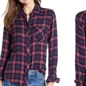 Rails Plaid button down long sleeve